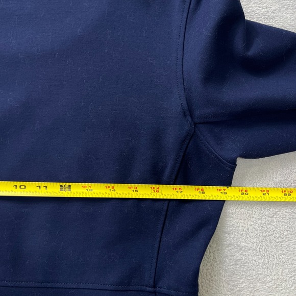 Duluth Trading Co Blue Long Sleeve Knit Dress Size L Stretch Comfort Workwear - Picture 5 of 7